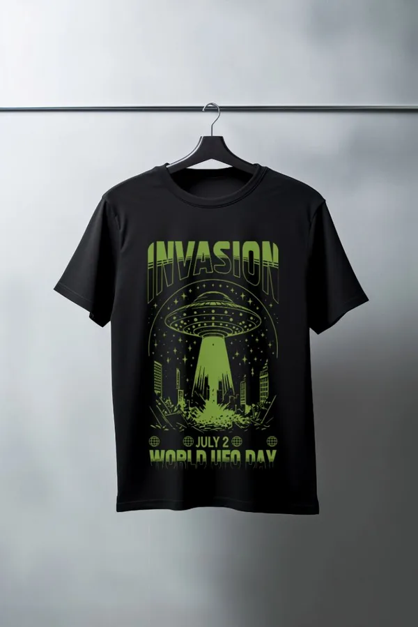 Unisex Oversize 24/1 Penye DTF Baskılı Tişört - DTF158