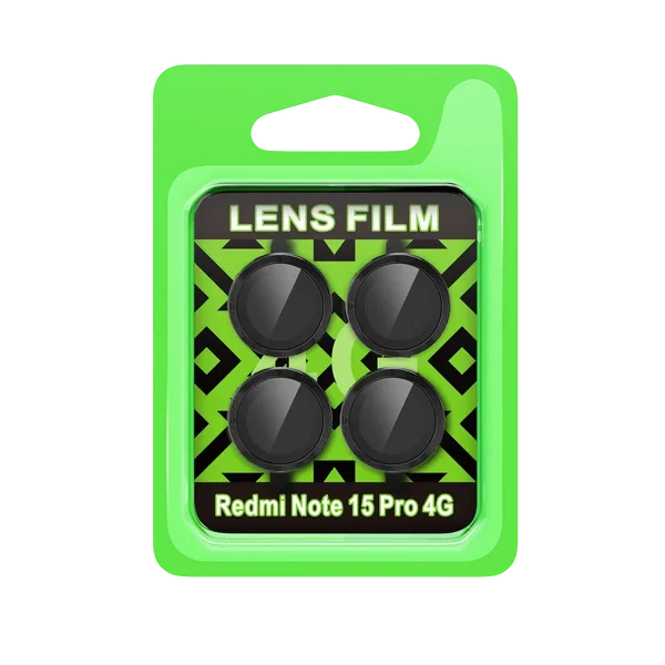 Xiaomi Redmi Note 15 Pro 4G Raze Metal Kamera Lens - Siyah