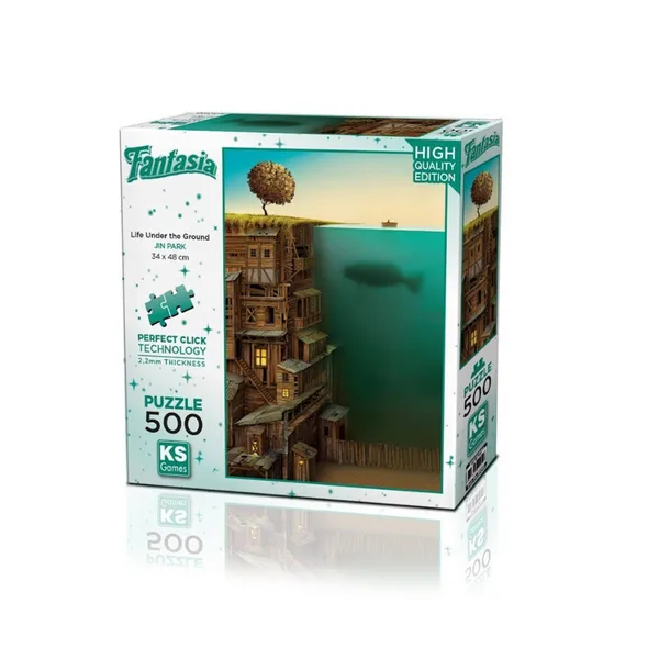 20045 Yer Altında Yaşam 500 Parça Puzzle -KS Puzzle