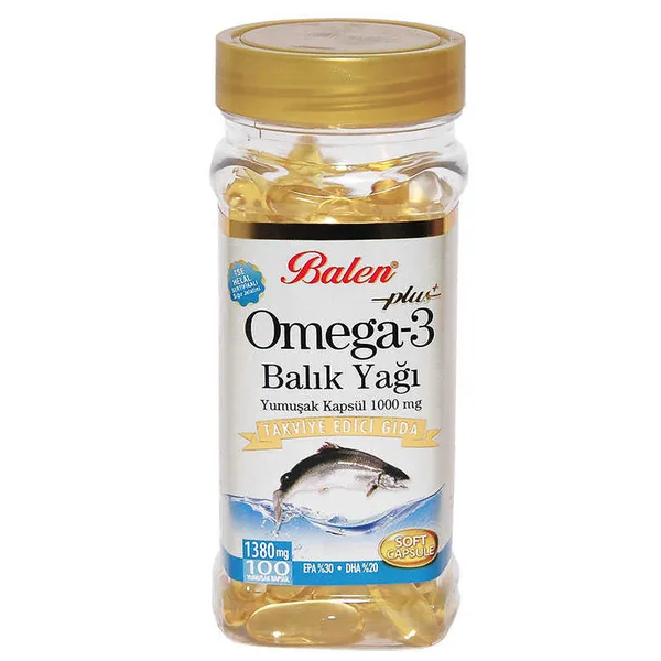 Omega 3 Plus+ Balık Yağı Yumuşak 100