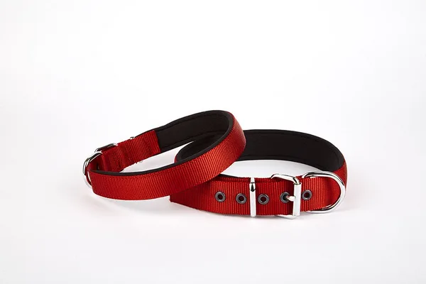 Dokuma Köpek Boyun Tasması 45-52 cm Kırmızı