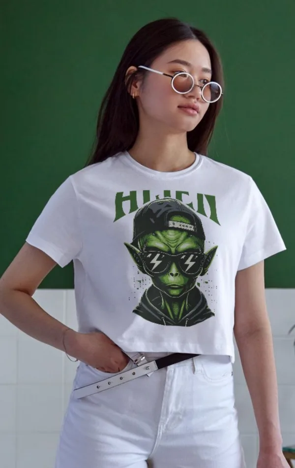 Unisex Oversize 24/1 Penye DTF Baskılı Tişört - DTF173