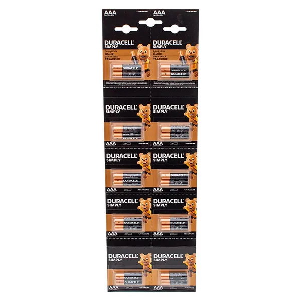 1.5V İnce AAA 20'li lin Pil LR03/MN20