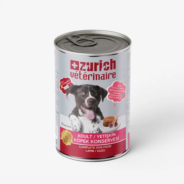 Veterinaire Pate Kuzulu Yetişkin Köpek Konservesi 415 gr