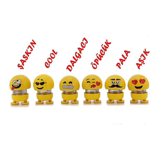 Zıp Zıp Kafalar Sevimli Kafa Sallayan Emojiler Çıın Kafalar