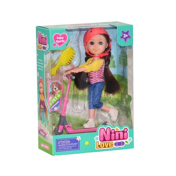 Mini Bebek Figür Scooter - 53836-SCOOTER  - 1 ADET