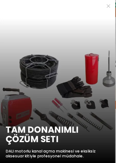 Dali Motorlu Kanal Açma Makinesi 20-150mm Çanta Tipi