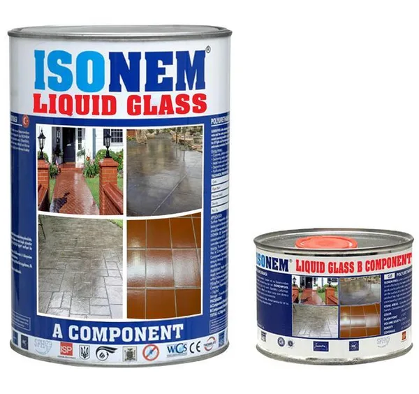 İsonem Liquid Glass Sıvı Cam 4 Kg Set