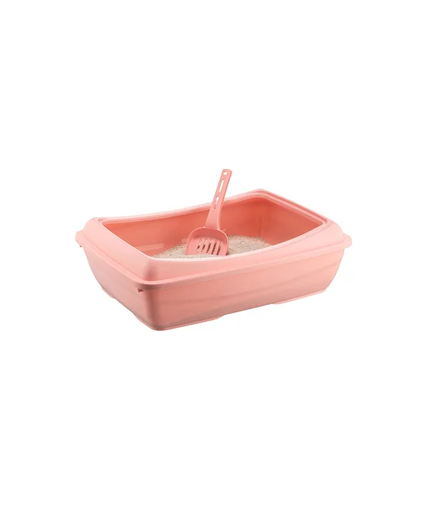 Açık Kedi Tuvalet Kum Kabı 12*37*50 cm Karışık Renklerde