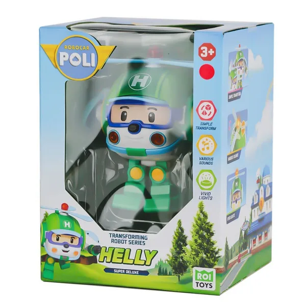 POLI MRT-688 Sesli ve Işıklı Robar Poli Büyük Transforming Robot Helly -Necot