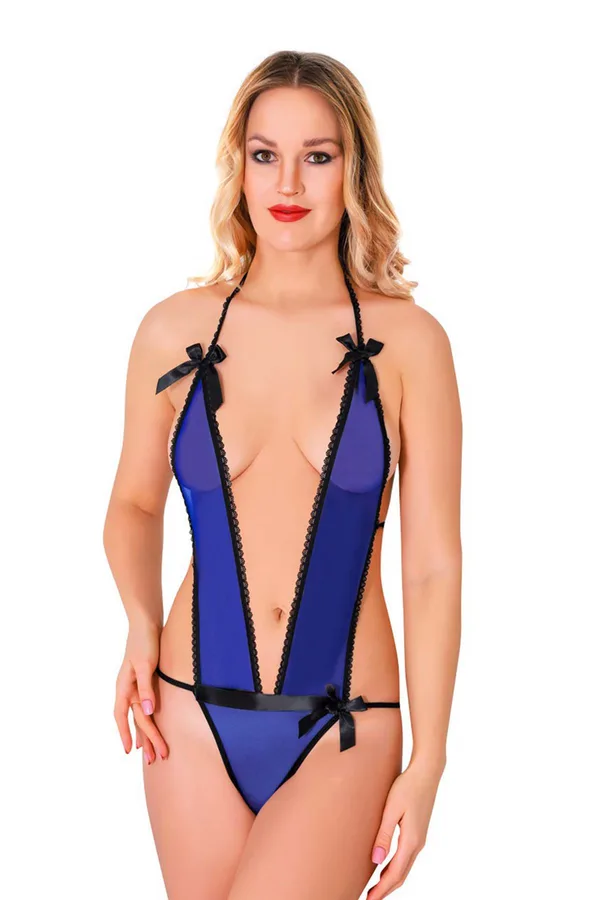 Mi Lcralı Tül Bodysuit