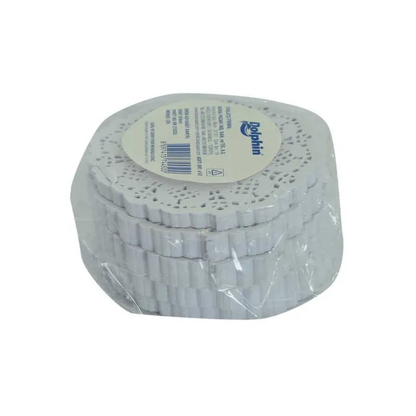 Kağıt Bardak Altlığı 9 Cm Dantel Desenli Beyaz 500  1 Paket