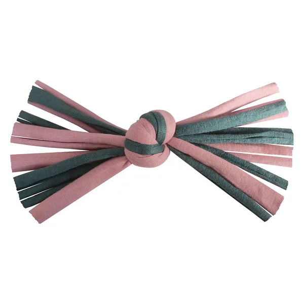 Kedi Oyuncağı Düğümlü İp 2 cm - 16 cm Pembe-Mi