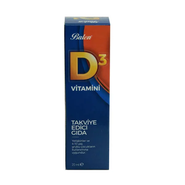 D3 mini Takviye Edici Gıda 20 ML