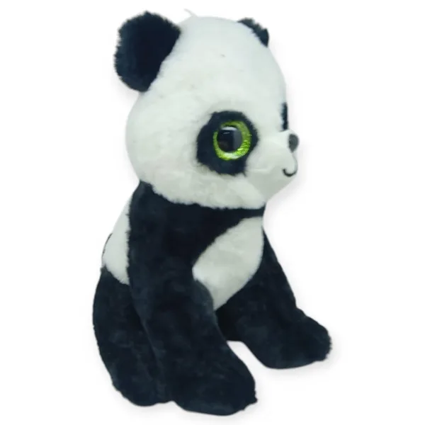 Peluş Cam Gözlü Hayvanlar 25 cm - Panda - 1 ADET