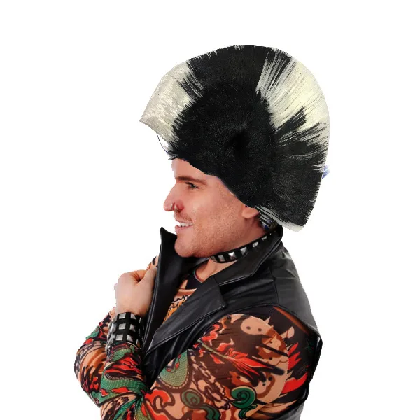 Mohican Mo Punk Peruk - 70 li 80 li Yıllar Peruk Model 5