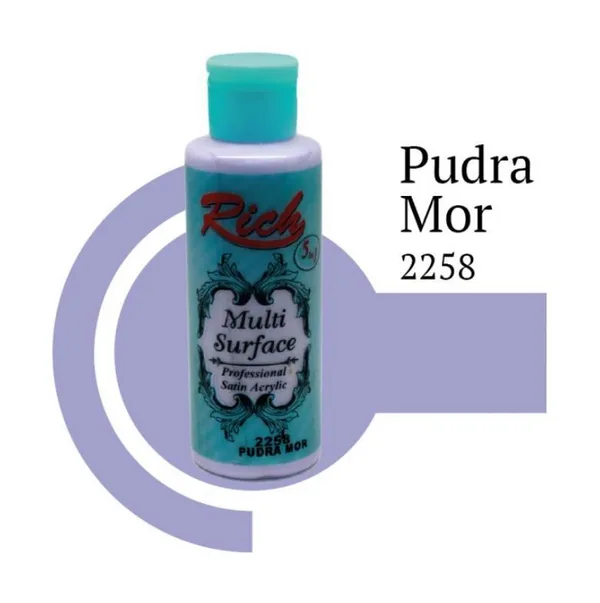 Riculti Surface 2258 Pudra Mor Akrilik Boya 130 cc