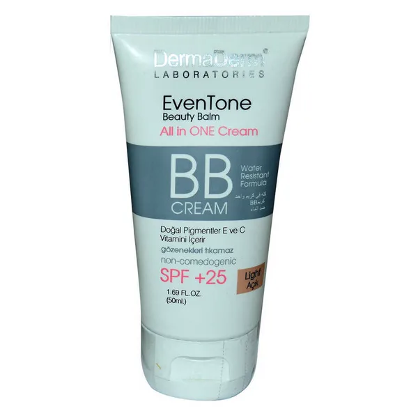 EvenTone BB  Açık Ton minli Spf+25 Güneş Koruma  Özlü 50 ML