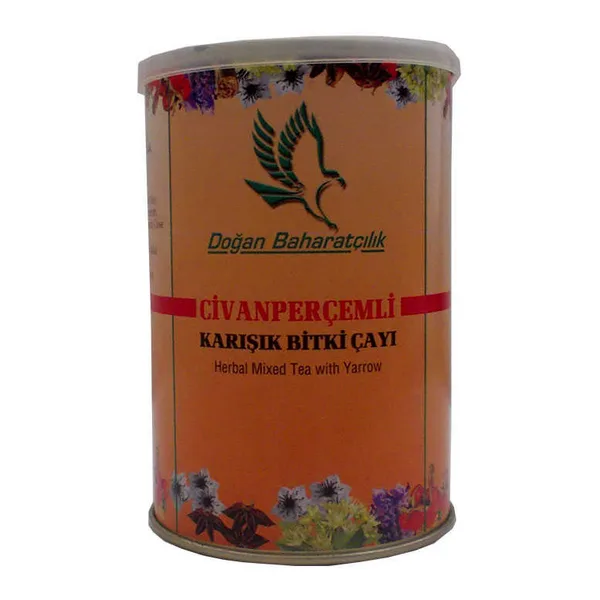 Civanperçemli sel Karışım Çay 100 Gr Teneke Kutu