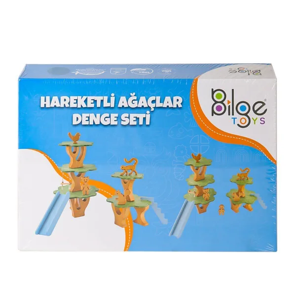 B-101 Ahşap Hareketli Ağaçlar Denge Seti