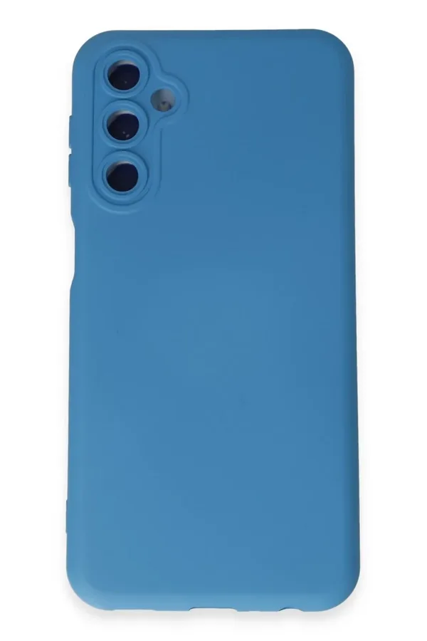 Samsung Galaxy M14 5G Uyumlu Kılıf Nano içi Kadife Silikon - Mavi