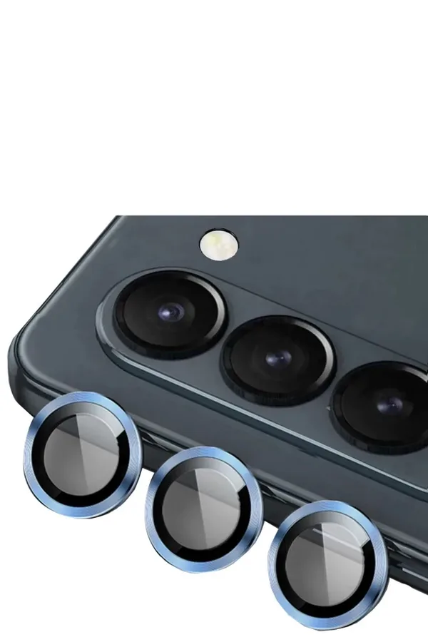 Samsung Galaxy Z Fold 5 Valdez Metal Kamera Lens - Mavi