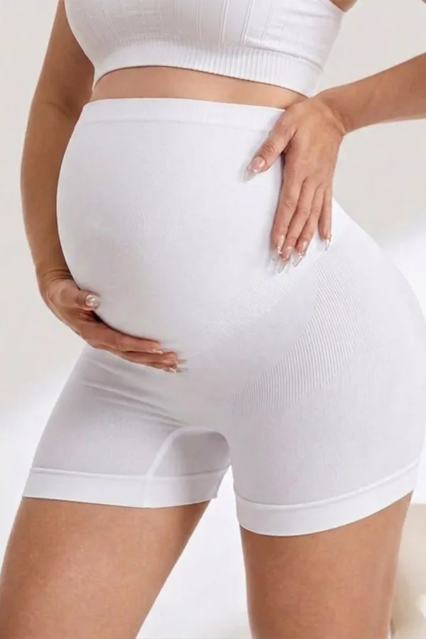 Hamile Slip Külot Hamile Lohusa Yüksek Bel Toparlayıcı Külot 1020-Beyaz