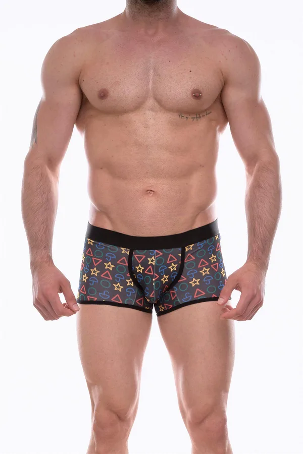 Erkek Desenli Mini Boxer
