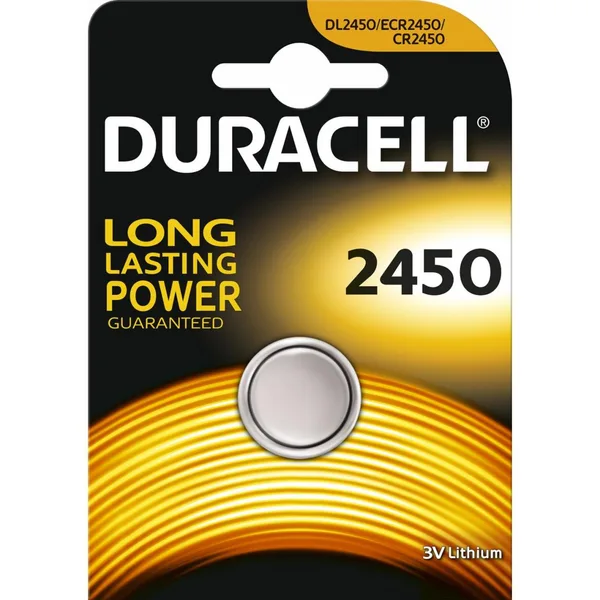 Yuvarlak Düğme Pil 2450 3 Volt