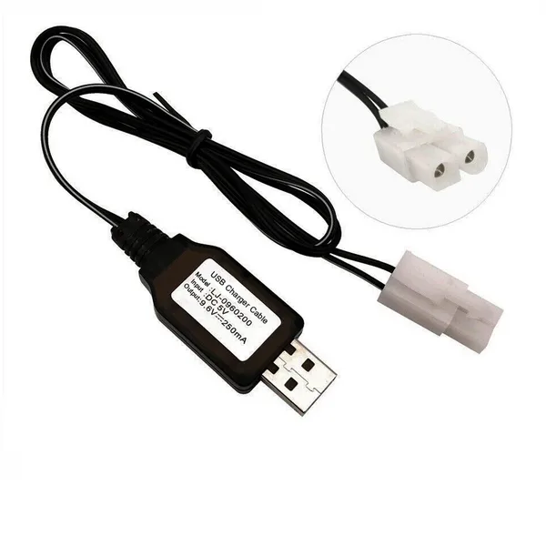 Sertec 9.6V NI-CD / NI-MH Oyuncak Bataryası USB Şarj Kablosu