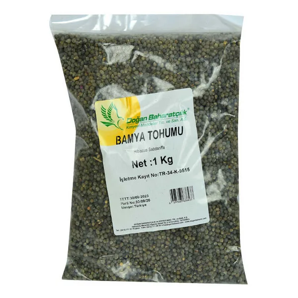 Doğal Bamya u 1000 Gr Paket