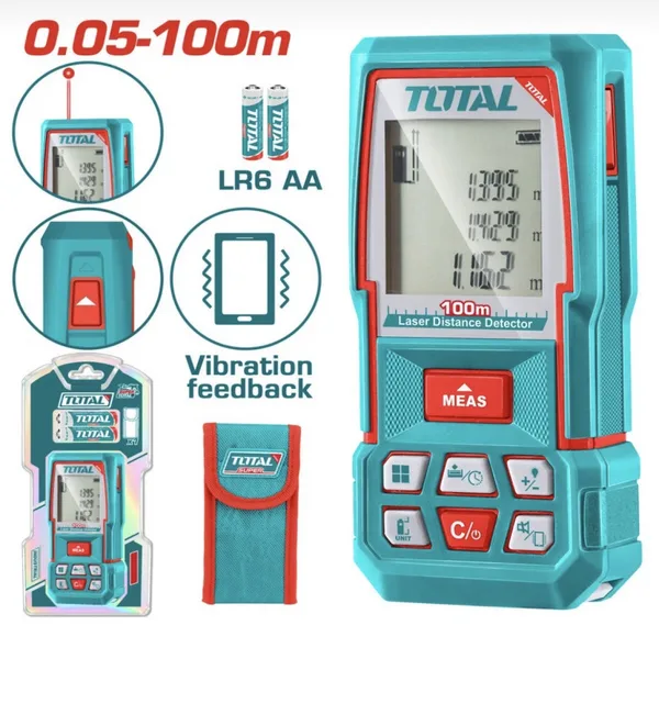 Total TMT51036 Lazer Metre 0.05-100m Dijital Ölçer