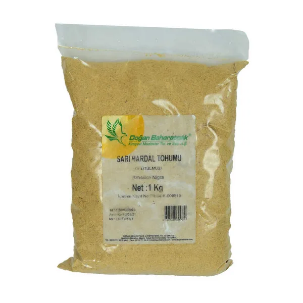 Hardal u Öğütülmüş Doğal Sarı 1000 Gr Paket