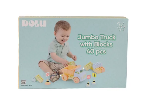 5219 Oyuncak Jumbo Kamyon Ve Bloklar 40 Parça