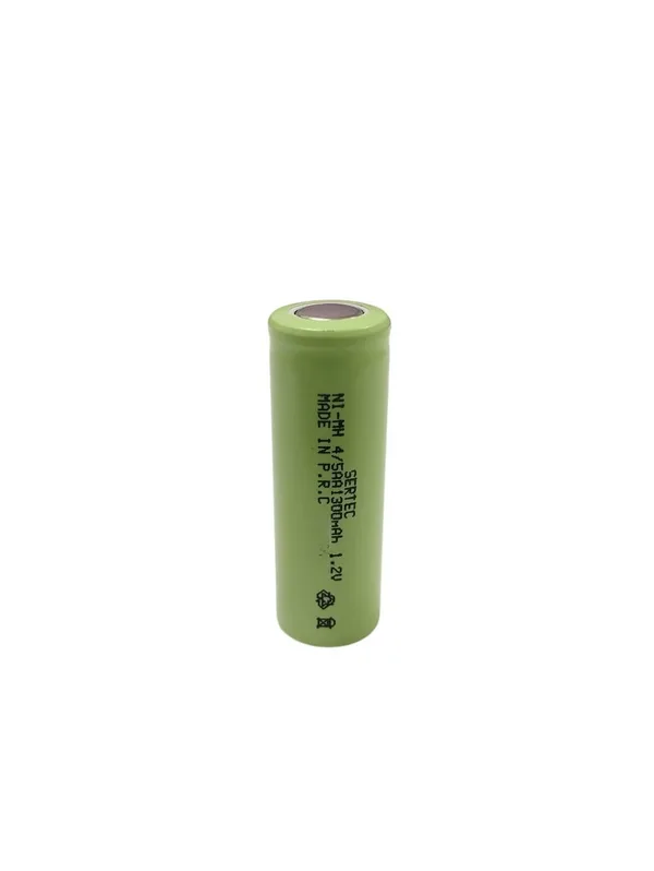 Sertec - 1.2V 1300 Mah - 4/5AA- Ni-MH Şarjlı Pil - (Başsız / Flat Head)
