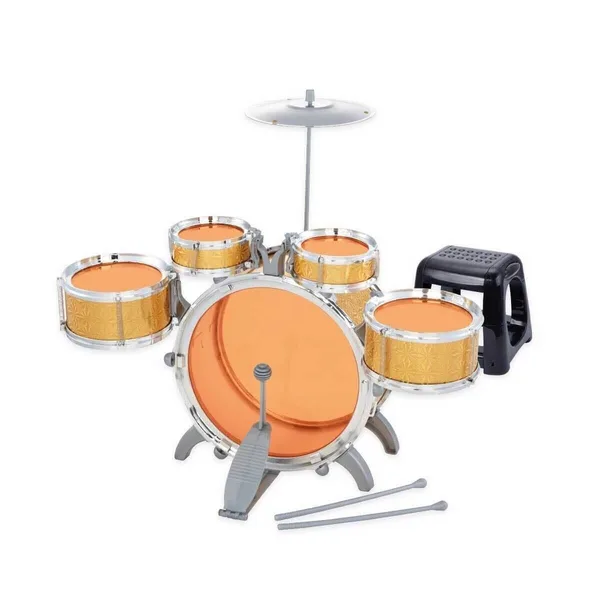 1080080 Sunman Eccho, Dul Set - Jazz Drum / 5 adet Dul, Zil ve Tabure / +3 yaş