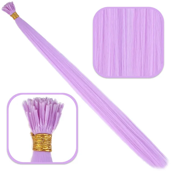 Fiber Sen Boncuk Kaynaklık Renkli  / Lila / 100 Adet