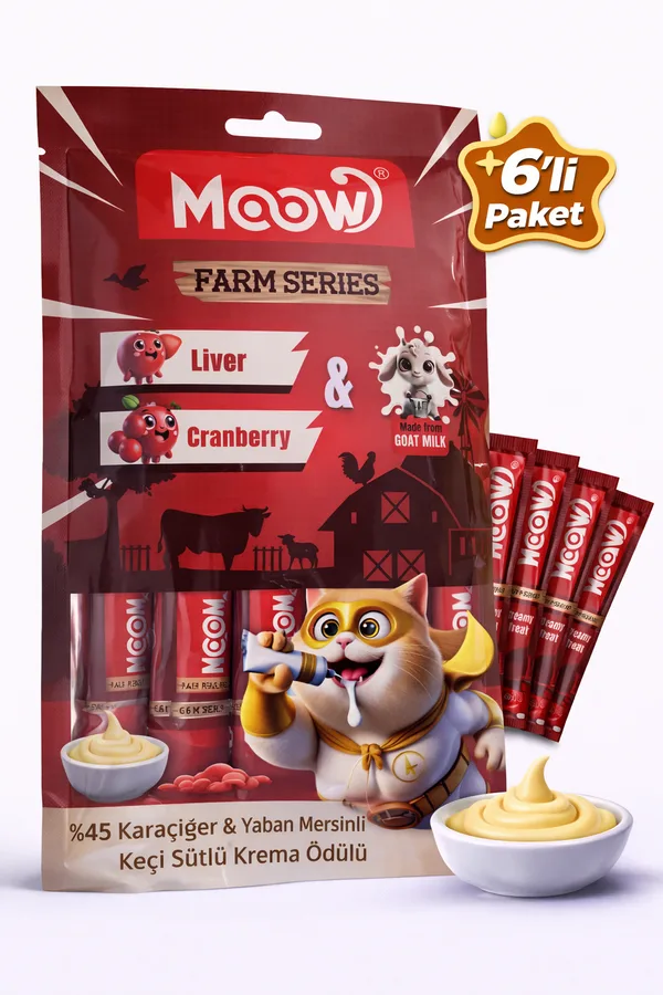 Ciğerli Kızılcıklı Keçi Sütlü Kedi a Ödülü 6x12g