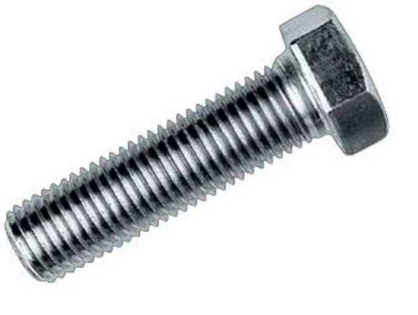 M6X40 Civata Beyaz Tam Paso 10 Adet