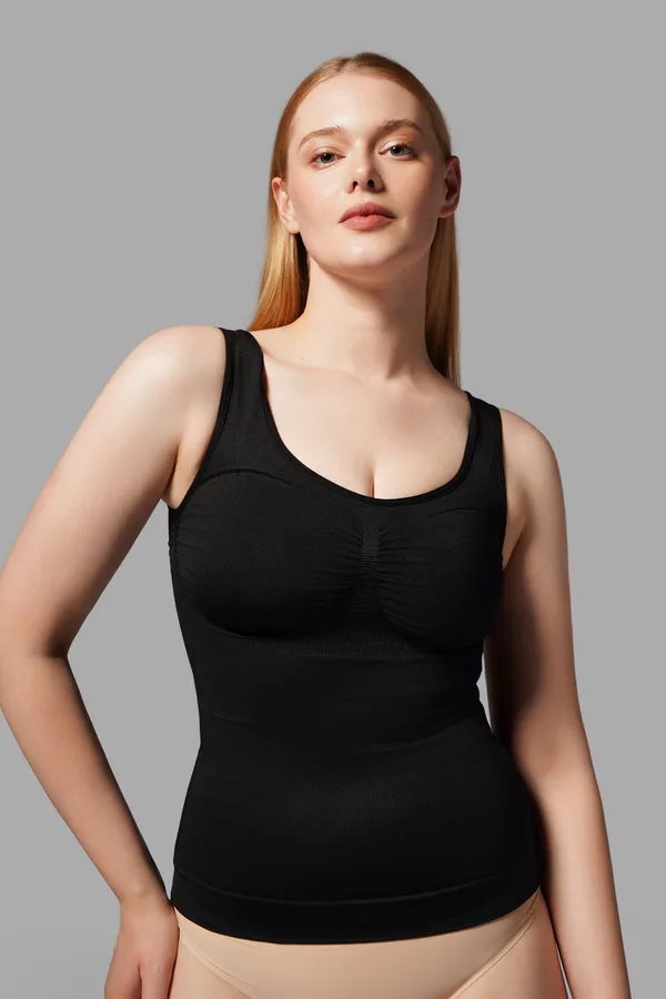 Kadın Korse Atlet 6055 Siyah