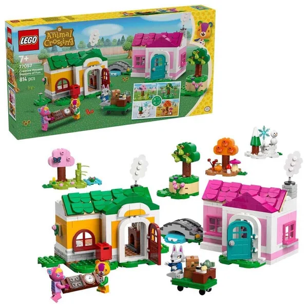 77057 Lego Animal Crossing tıcı Evler: Eğlenceli Mevsimler 814 parça +7 yaş