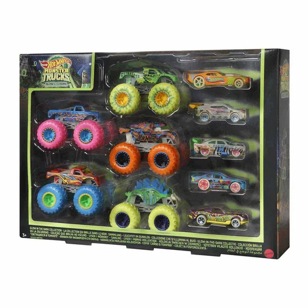 HCB57  Trucks Karanlıkta Parlayan Araçlar, Hot Wheels  Trucks -