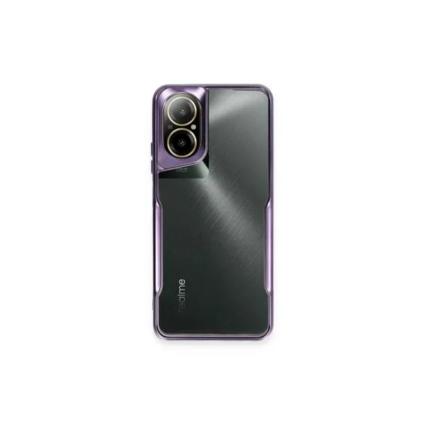 Realme 12 Lite Kılıf Boyi Silikon Kapak - Derin Mor