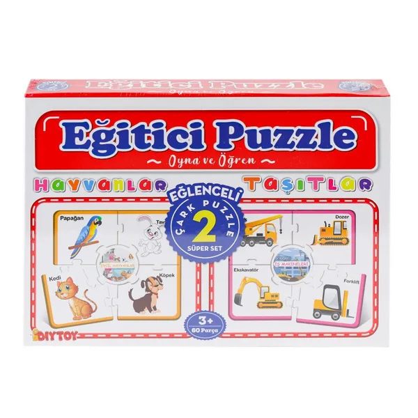 7196 Çark Puzzle Hayvanlar