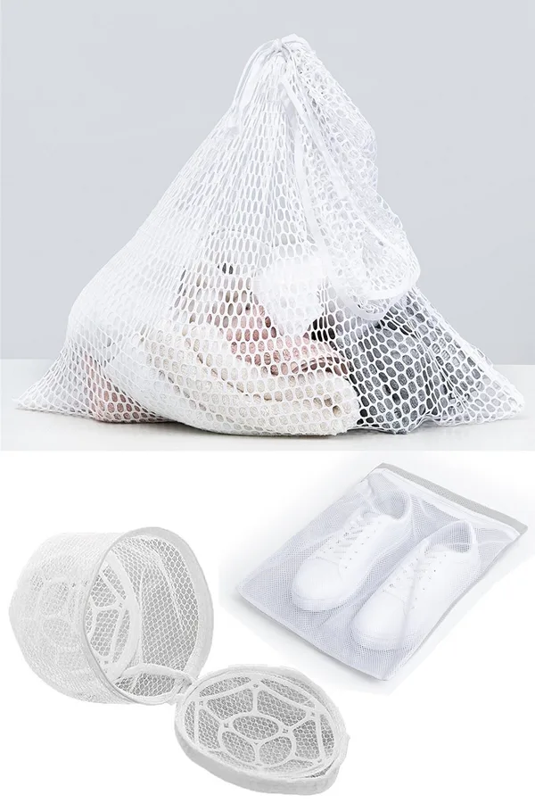 3lü Yı File Seti - Ayakkabı Filesi-Plastik Aparatlı Sütyen Yı- Çamaşır Yı Filesi