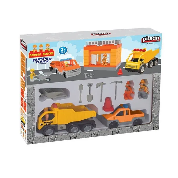 03 612 Double Blks İnşaat Seti -Pilsan Oyuncak