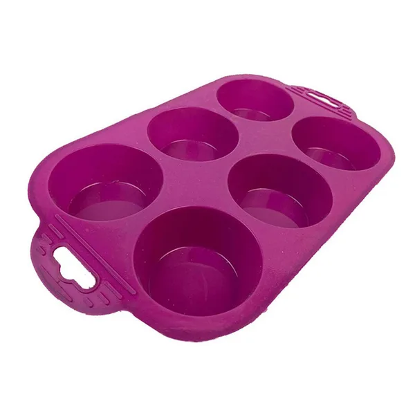 6 Bölmeli  Muffin Kek Kalıbı