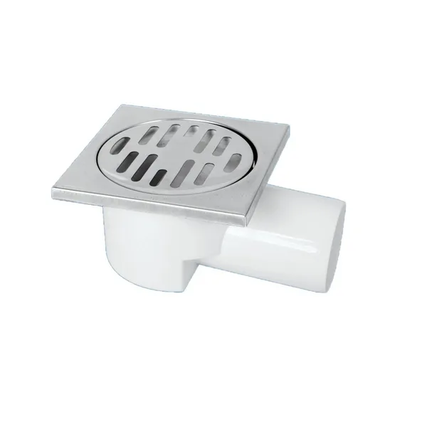 Gama Melez Yer Süzgeci 50 mm Yandan Çıkışlı 10x10 cm