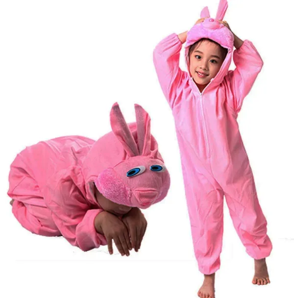Çuk Tşan Kostümü Pembe Renk 2-3 Yaş 80 cm