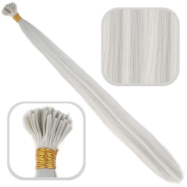Fiber Sen Boncuk Kaynaklık Renkli  / Açık Gri / 100 Adet